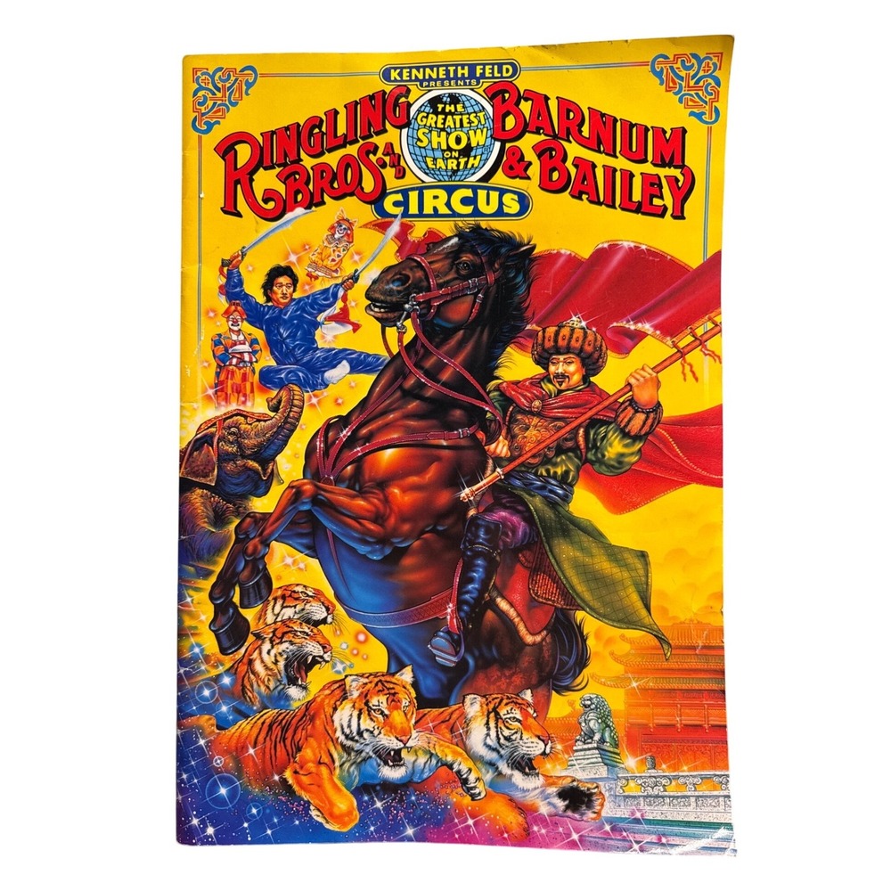 Vintage 1992 Ringling Bros Barnum & Bailey Circus 122nd Edition Souvenir Program